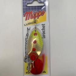 Cuillère tournante Mepps Lusox taille 3 7,5g or fluo