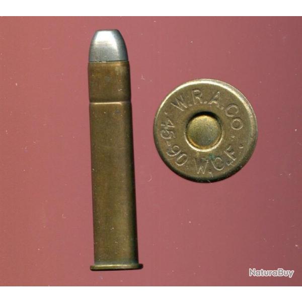 .45-90 WCF Winchester - marquage : WRACO 45-90 WCF - balle cuvre tame mplate - amorce laiton