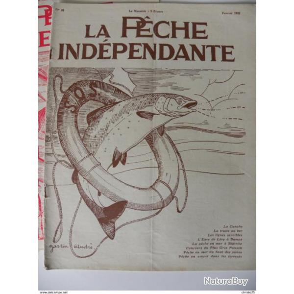 Revue La Pche Indpendante N 48 -Fvrier 1933