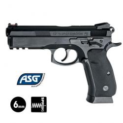 PISTOLET ASG CZ SP-01 SHADOW Noir - Culasse fixe - 6 mm BB - Spring