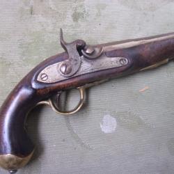 reproduction de pistolet à percussion 27,5 cm