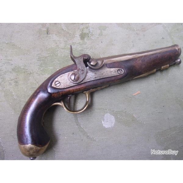 reproduction de pistolet  percussion 27,5 cm