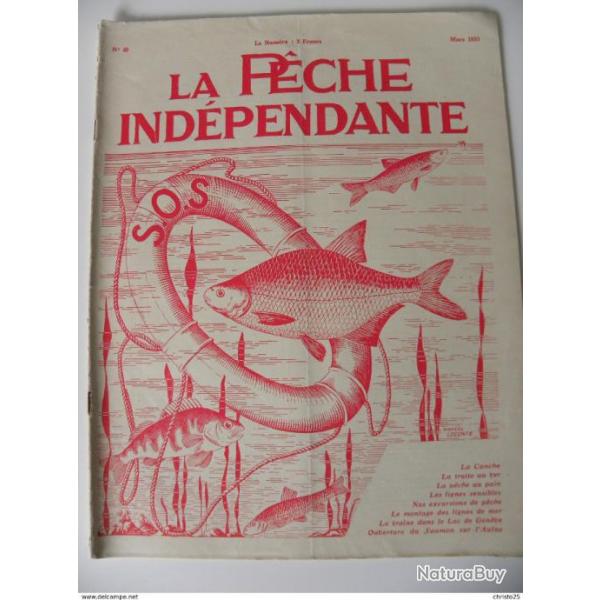 Revue la peche independante n49 de mars 1933