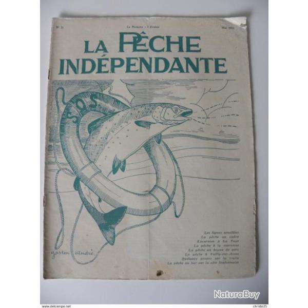 Revue La Peche Indpendante N51 : Mai 1933