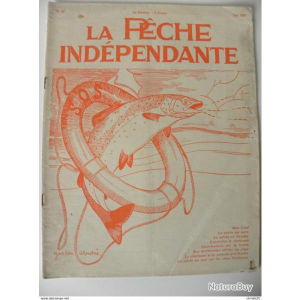 Revue La Pche Indpendante N52 : JUIN 1933