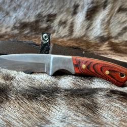 COUTEAU DE CHASSE 12CM REF.815 AVEC ETUI (011404)