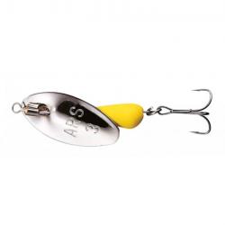 Cuillers de pêche Smith AR Spinner 1,4cm 3,5g argent et jaune