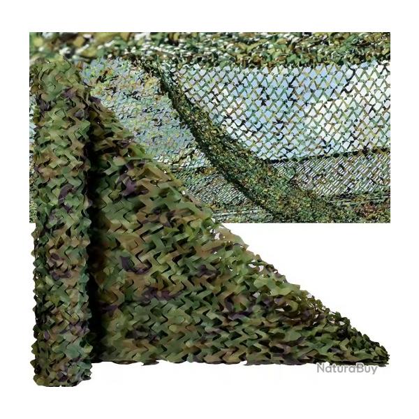 Filet de Camouflage 3x4M Vert Jungle Fort pour la Chasse la Pche Terrasse Cache Ombre Neuf