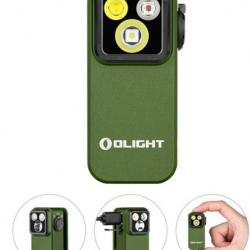 Olight Oclip Pro GREEN | Lampe gilet tactique 500 lm & lumière rouge