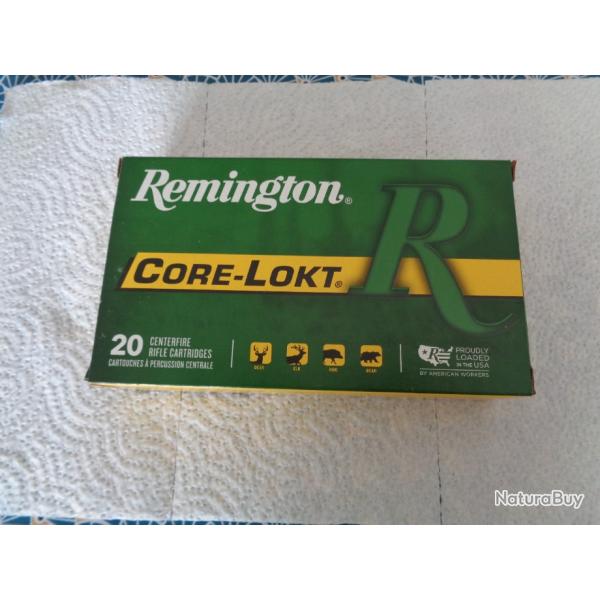 UNE BOITE DE REMINGTON EN 7RM  CORE-LOKT NEUVE