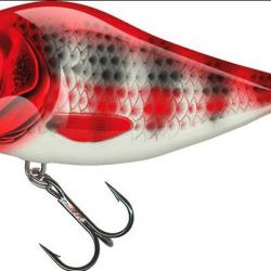 Poisson nageur coulant SLIDER 7 cm - SALMO Red Head Striper