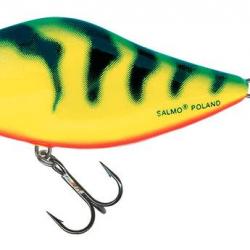 Poisson nageur coulant SLIDER 7 cm - SALMO Green Tiger