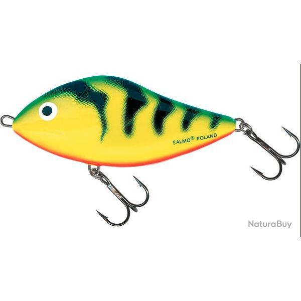 Poisson nageur coulant SLIDER 7 cm - SALMO Green Tiger