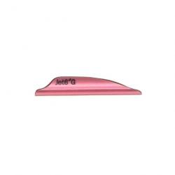 Plume de flèche Plastique Jet6 Ghost (par 60) - Rose