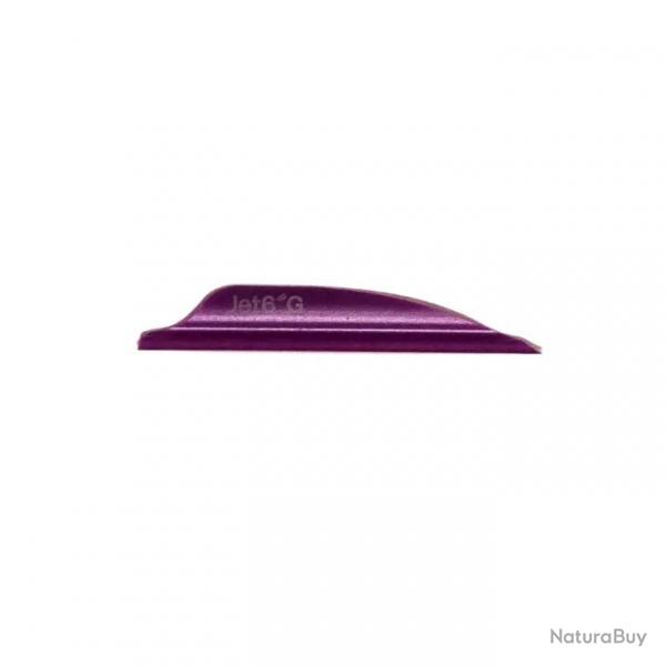 Plume de flche Plastique Jet6 Ghost (par 60) - Violet