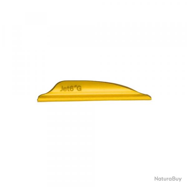 Plume de flche Plastique Jet6 Ghost (par 60) - Jaune