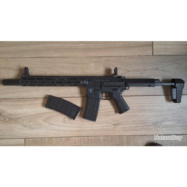 Airsoft M4 FALCON FCS + Canon Prometheus 6.03 mm - Prêt à jouer