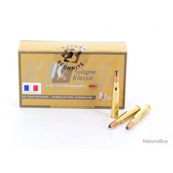 Munition 7x64 Sologne Klassic subsonique 139gr