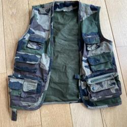 Gilet de pêche camouflage