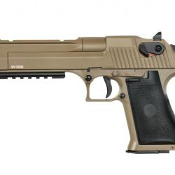 Réplique airsoft CM121S Lipo et Mosfet style Desert Eagle Tan Cyma