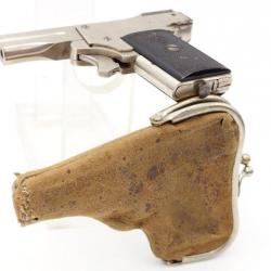 LE PLUS PETIT PISTOLET SEMI-AUTOMATIQUE AU MONDE KOLIBRI PISTOL F. GRABNER 1913 Calibre 2,7 MM - AUT