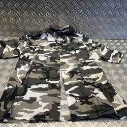 chemise chemisette militaire mil-tec neuf camo taille l ou xl ou xxl