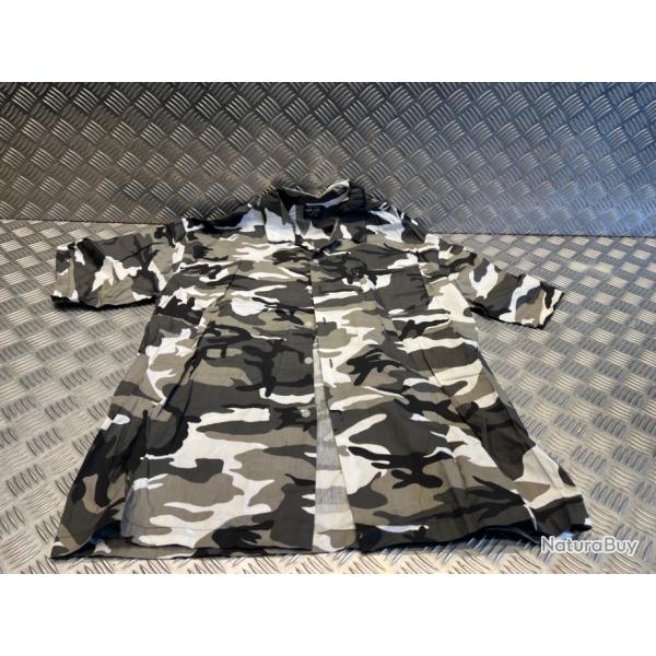 chemise chemisette militaire mil-tec neuf camo taille l ou xl ou xxl