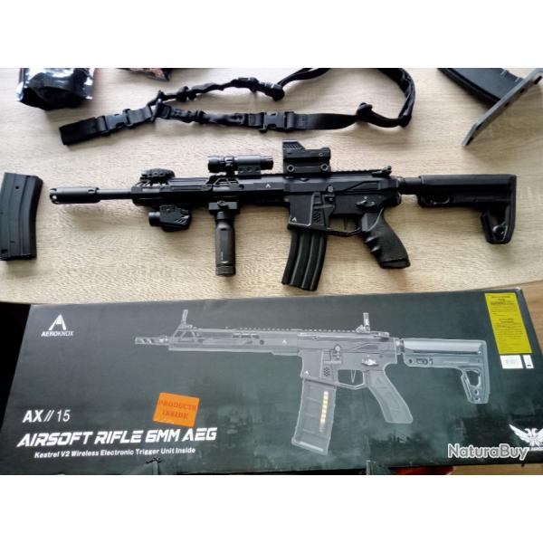 Ax15 double eagle AEG airsoft cistom