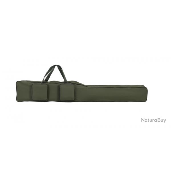 Sac de Canne  Pche 150 cm Rangement Pratique et Rsistant 2 Compartiments Vert