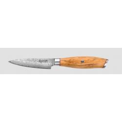 Wusaki Fujiko Couteau damas 10CR office lame 9cm