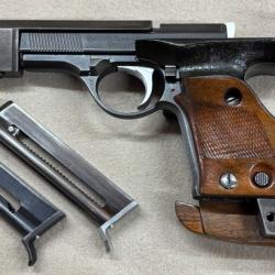 PISTOLET UNIQUE MODELE DES 69 "OLYMPIQUE" CALIBRE 22LR CUSTOM D'OCCASION