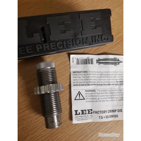 LEE Factory Crimp Die 7,5x55 Suisse