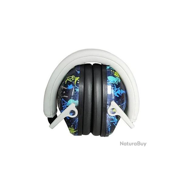 Casque antibruit pour enfant 25db Zohan - Blanc