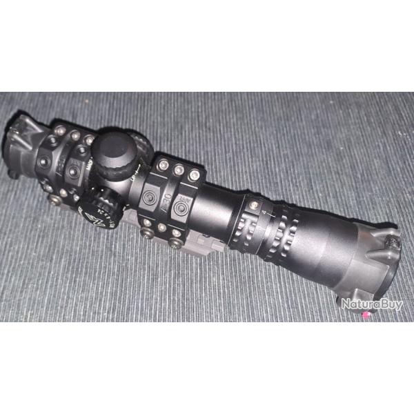 Lunette NIGHTFORCE NXS 1-424MM + MONTAGE SPUHR + ARMS