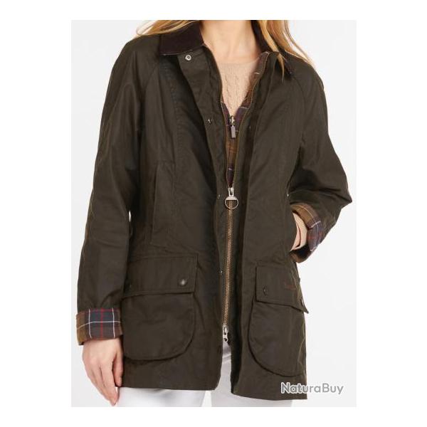 Veste Femme Barbour Classic Beadnell Olive olive 38 FR / 10 UK