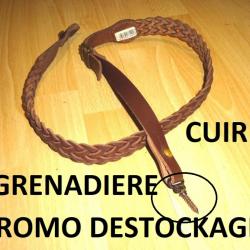 bretelle fusil CUIR + GRENADIERE - VENDU PAR JEPERCUTE (SZA1007)