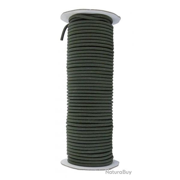 Elastique a appelants 3mm par 25m olive Fuzyon