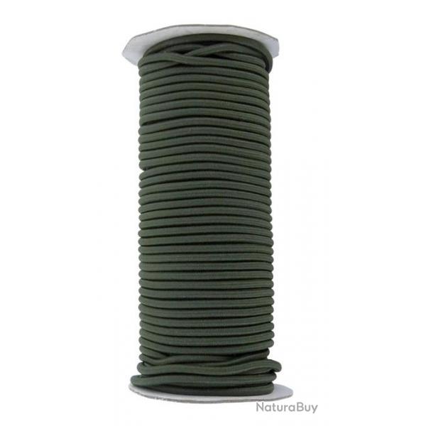 Elastique a appelants 4mm par 25 m olive Fuzyon