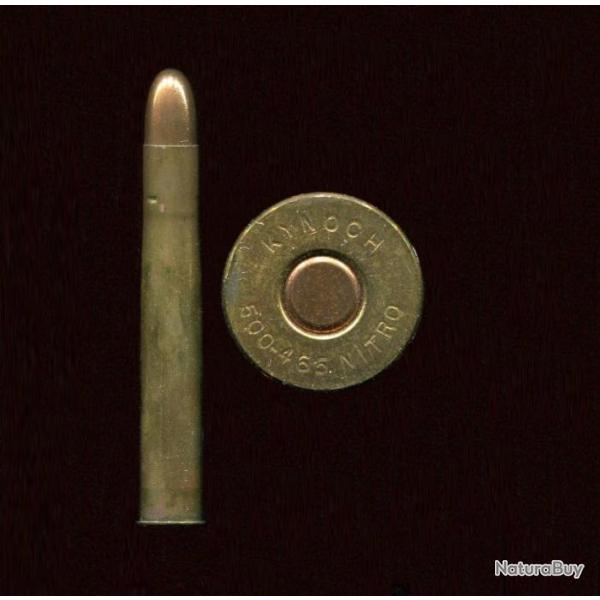 .500-465 NITRO - KYNOCH - tui 82 mm - balle cuivre pte arrondie