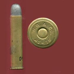 .45-70 WCF - courte balle plomb - black powder - marquage : W.R.A.Co. 45-70