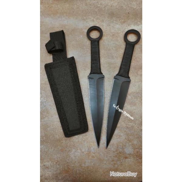 2 GRANDS KUNAI EN ETUI THE EXPENDABLES