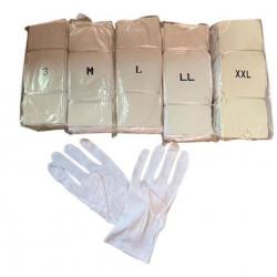 Gants blancs de cérémonie ( lot de 10 paires )