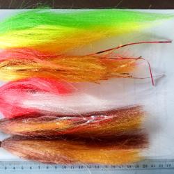 Lot de 5 streamers à brochet