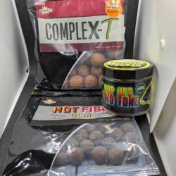 Lot pêche carpe DYNAMITE + PRO ELITE BAITS