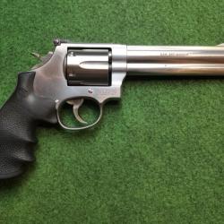 Revolver SMITH & WESSON modèle 686 Inox - Calibre .357 Mag - Canon 6" (Occasion bon état, révisé/Tes