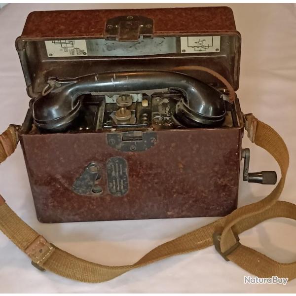 Tlphone de campagne Allemand 1940 WW2