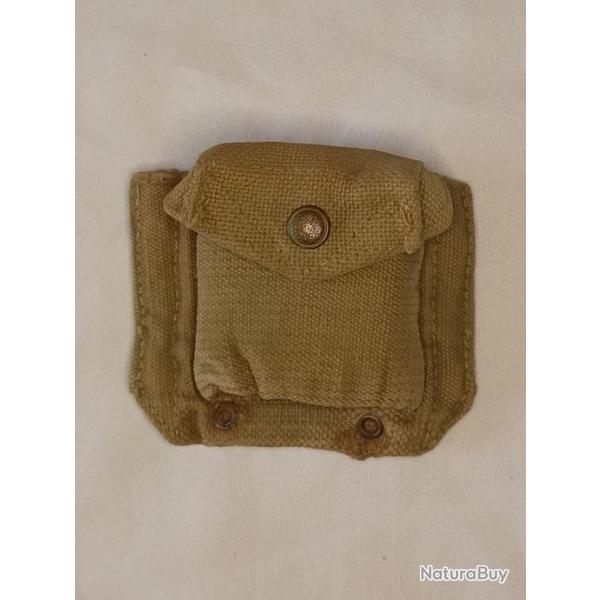 Pochette  munition web 37 pour WEBLEY British 1943 WW2