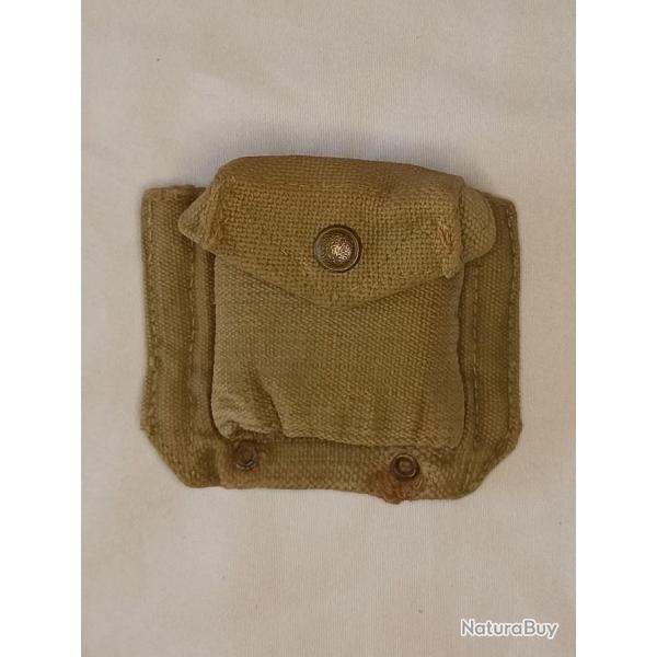 Pochette  munition web 37 pour WEBLEY British 1943 WW2