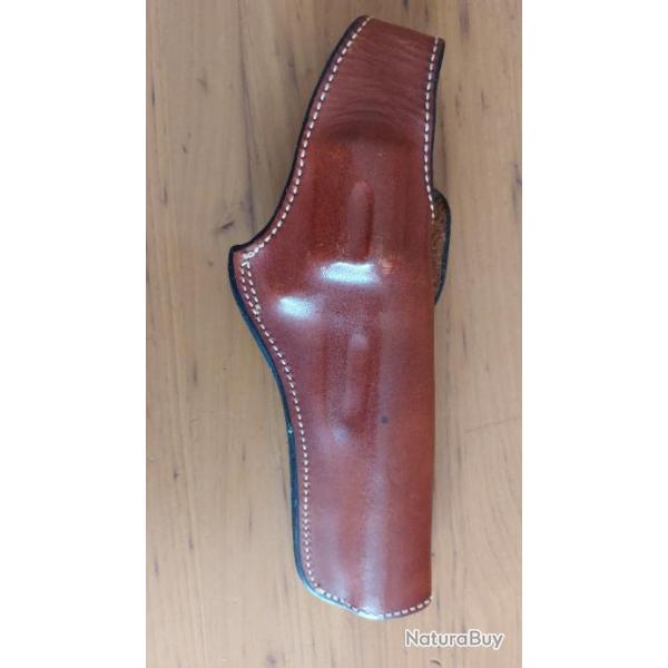 Holster cuir fabriquation GIL