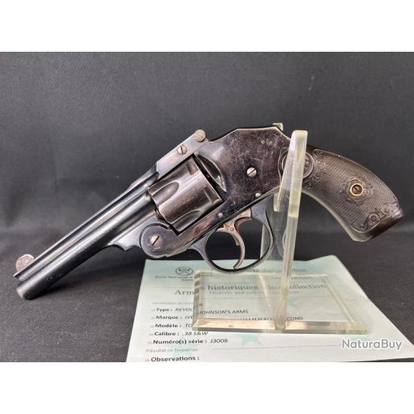 IVER JOHNSON TOP BREAK SAFETY HAMMERLESS 2nd modle cal 38sw